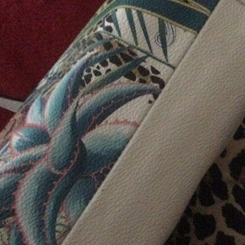 The SAK Collective ARRIBA Stone Ivory Jungle Tote Handbag Vegan Leather Beauty - Picture 6 of 7